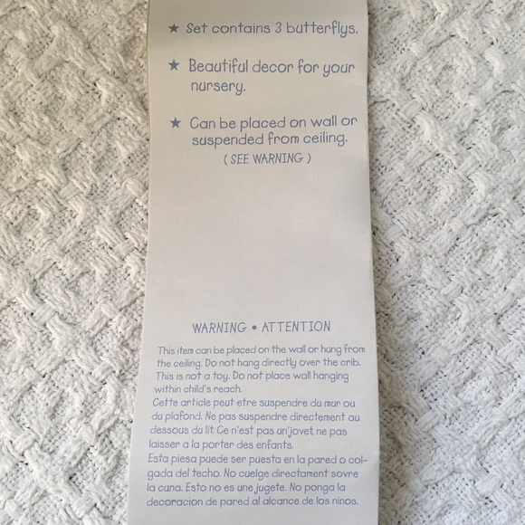 Kids Line Butterfly Nursery Wall Hanging - Picture 5 of 5